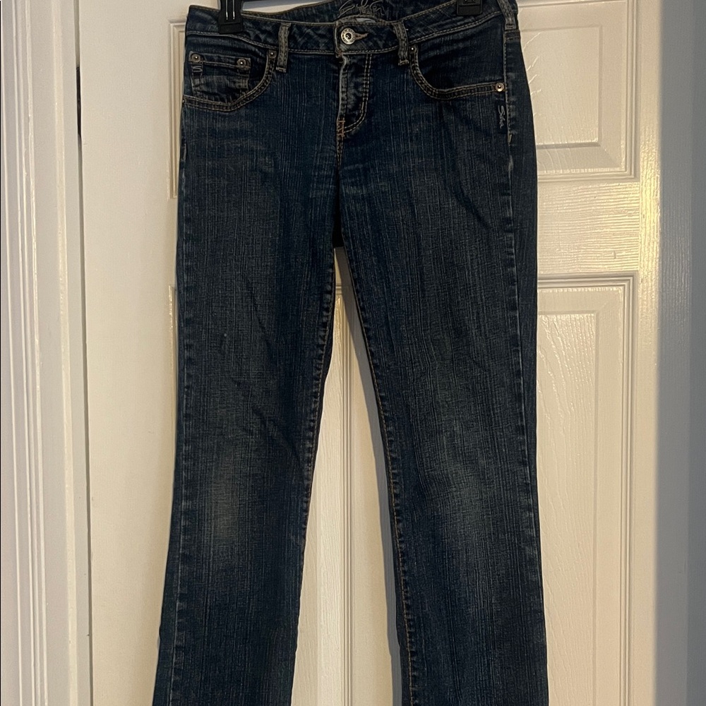 Silver Jeans Dark Blue Straight Leg Women's Jeans